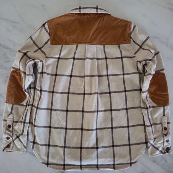 Faherty Womens Daly Flannel Plaid Shirt Button Down - Picture 14 of 14